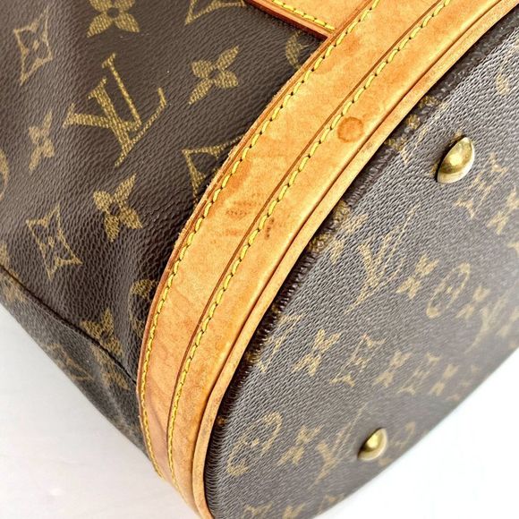 Louis Vuitton Brown Monogram Bucket Bag - Picture 7 of 12